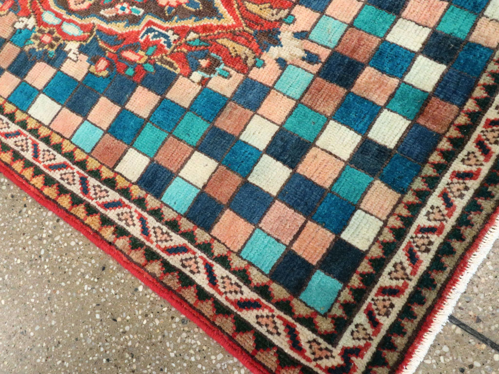 Vintage Persian Mahal Rug, No.27438 - Galerie Shabab