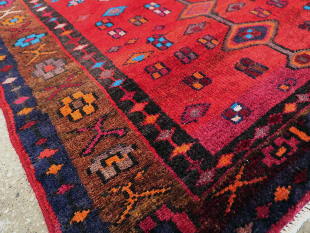 Vintage Persian Hamadan Rug, No.27443 - Galerie Shabab