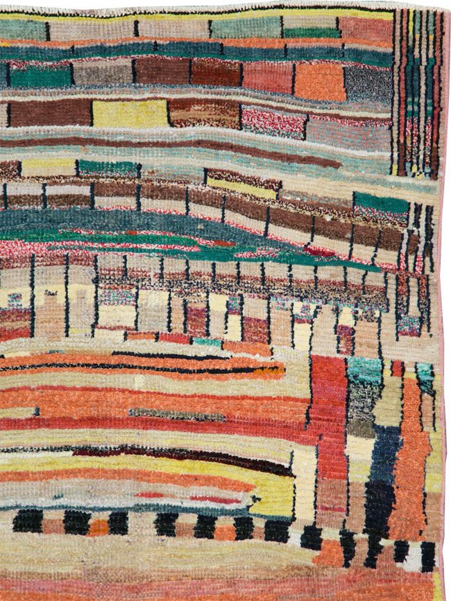 Vintage Persian Gabbeh Rug, No.27445 - Galerie Shabab