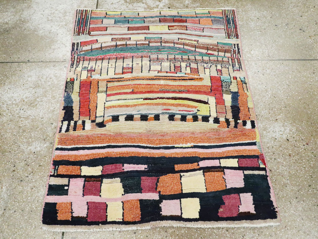 Vintage Persian Gabbeh Rug, No.27445 - Galerie Shabab