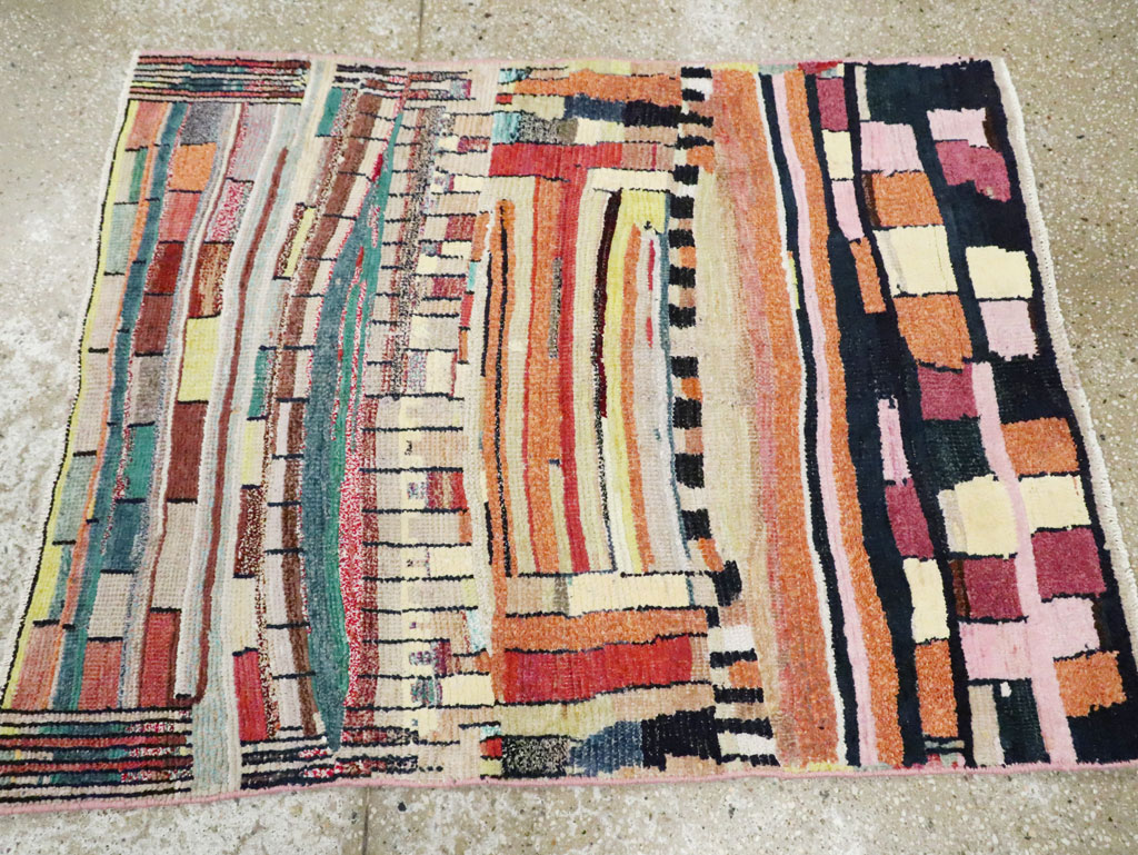 Vintage Persian Gabbeh Rug, No.27445 - Galerie Shabab