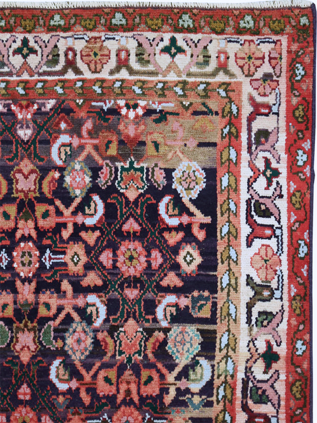 Vintage Persian Hamadan Rug, No.27446 - Galerie Shabab