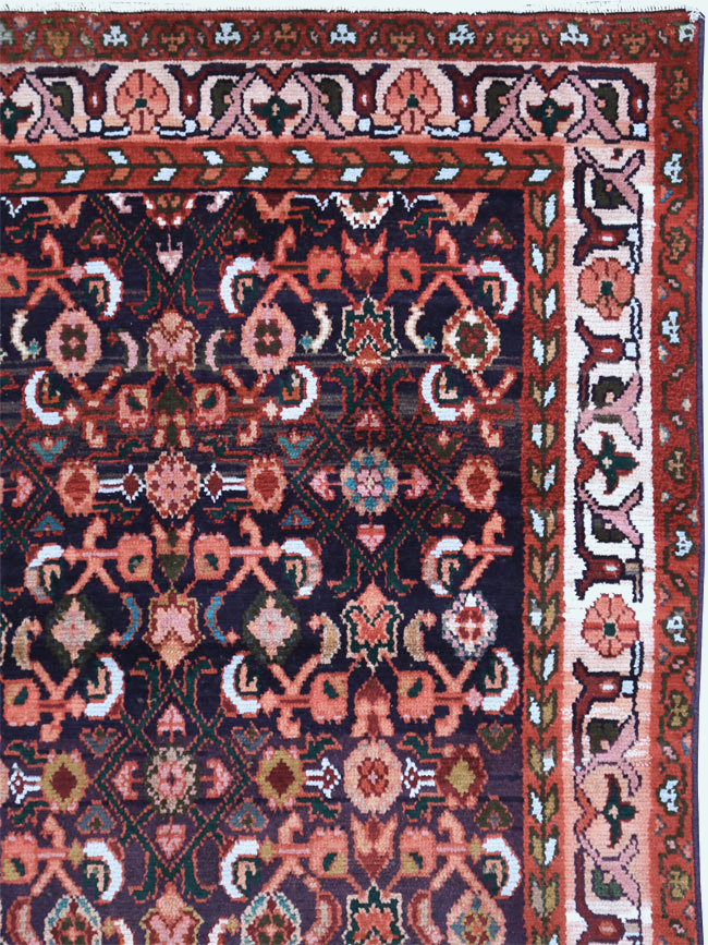 Vintage Persian Hamadan Rug, No.27446 - Galerie Shabab