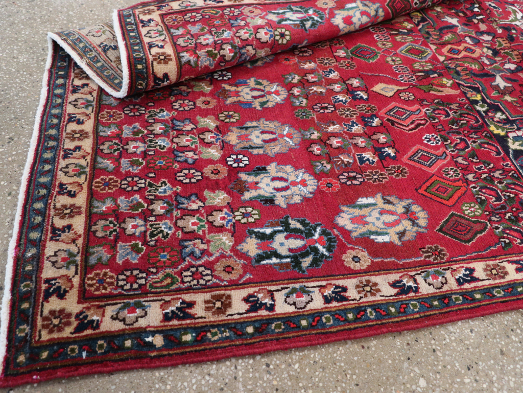 Vintage Persian Mashad Accent Rug, No.27448 - Galerie Shabab