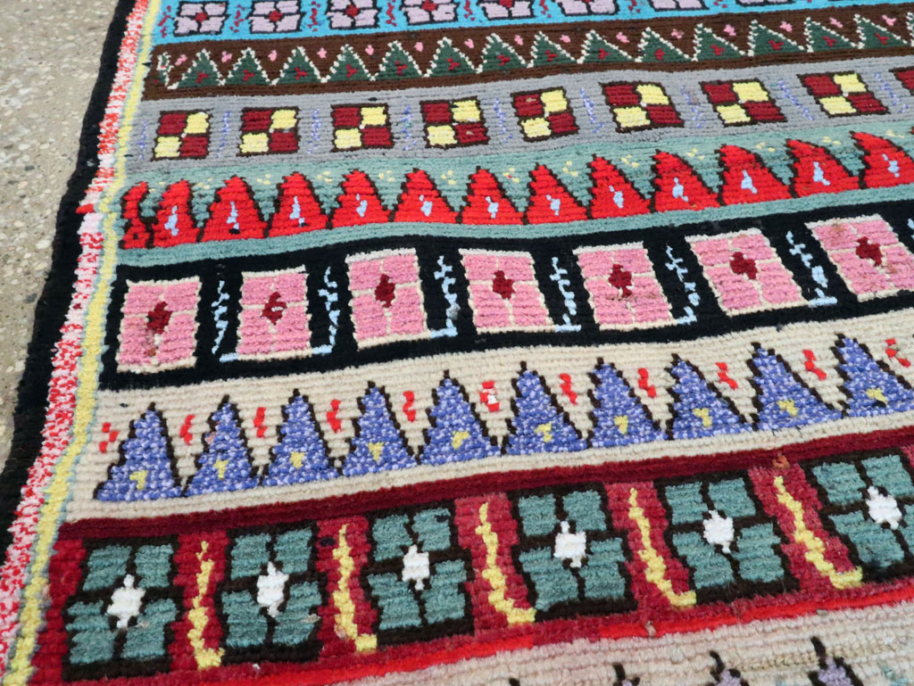 Vintage Persian Mahal Runner, No.27453 - Galerie Shabab