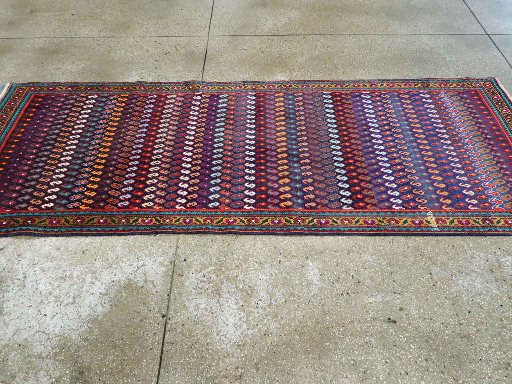 Vintage Persian Hamadan Runner, No.27455 - Galerie Shabab