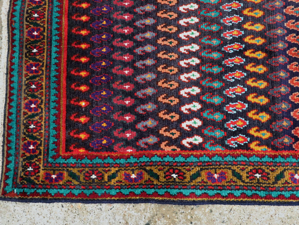 Vintage Persian Hamadan Runner, No.27455 - Galerie Shabab
