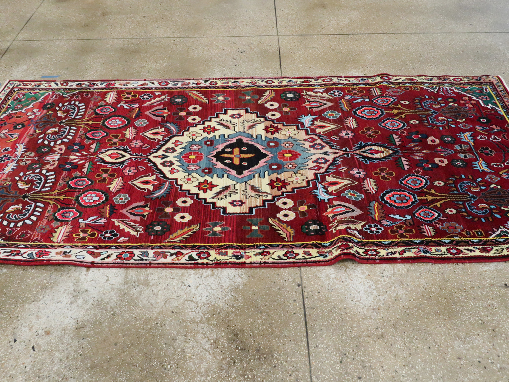 Vintage Persian Hamadan Rug, No.27458 - Galerie Shabab