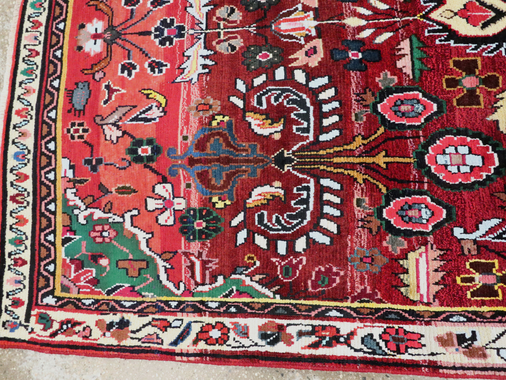 Vintage Persian Hamadan Rug, No.27458 - Galerie Shabab