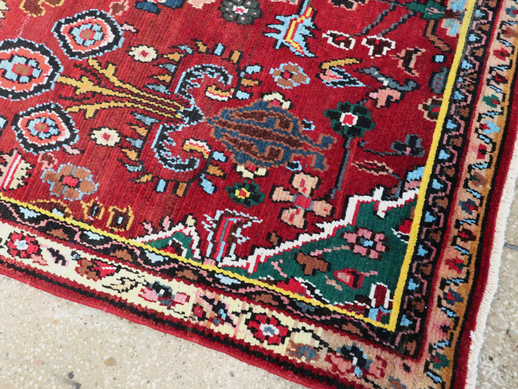 Vintage Persian Hamadan Rug, No.27458 - Galerie Shabab
