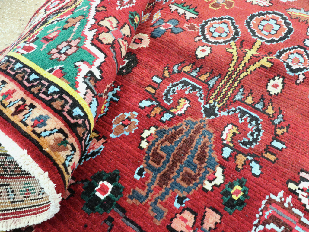 Vintage Persian Hamadan Rug, No.27458 - Galerie Shabab