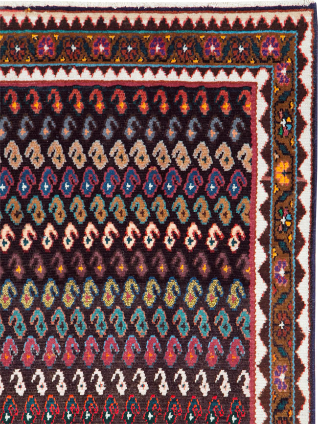 Vintage Persian Hamadan Runner, No.27462 - Galerie Shabab