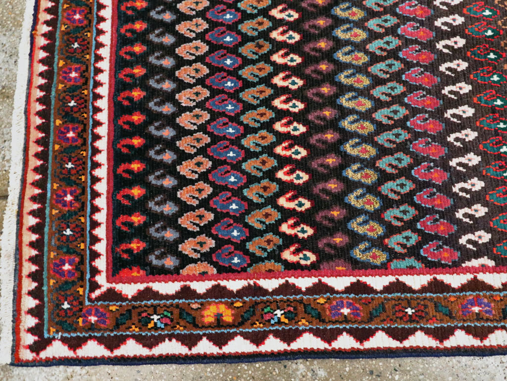 Vintage Persian Hamadan Runner, No.27462 - Galerie Shabab