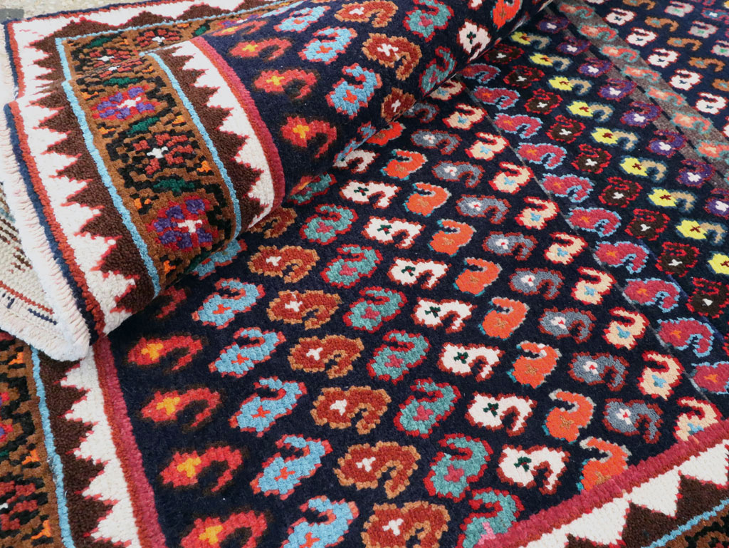 Vintage Persian Hamadan Runner, No.27462 - Galerie Shabab