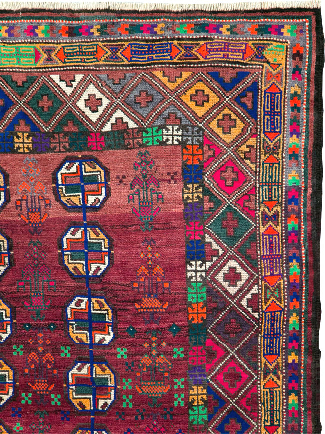 Vintage Persian Baluch Rug, No.27463 - Galerie Shabab