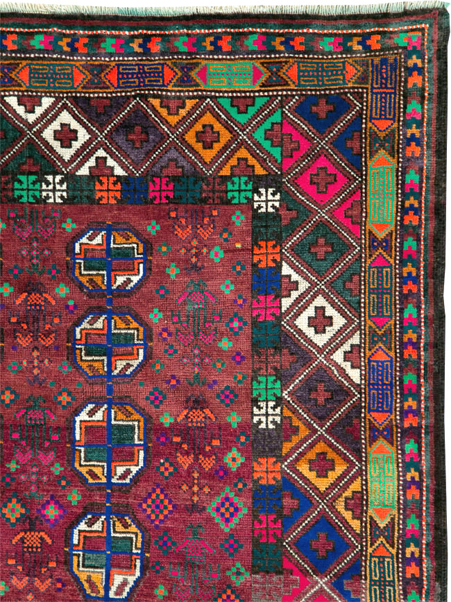 Vintage Persian Baluch Rug, No.27463 - Galerie Shabab