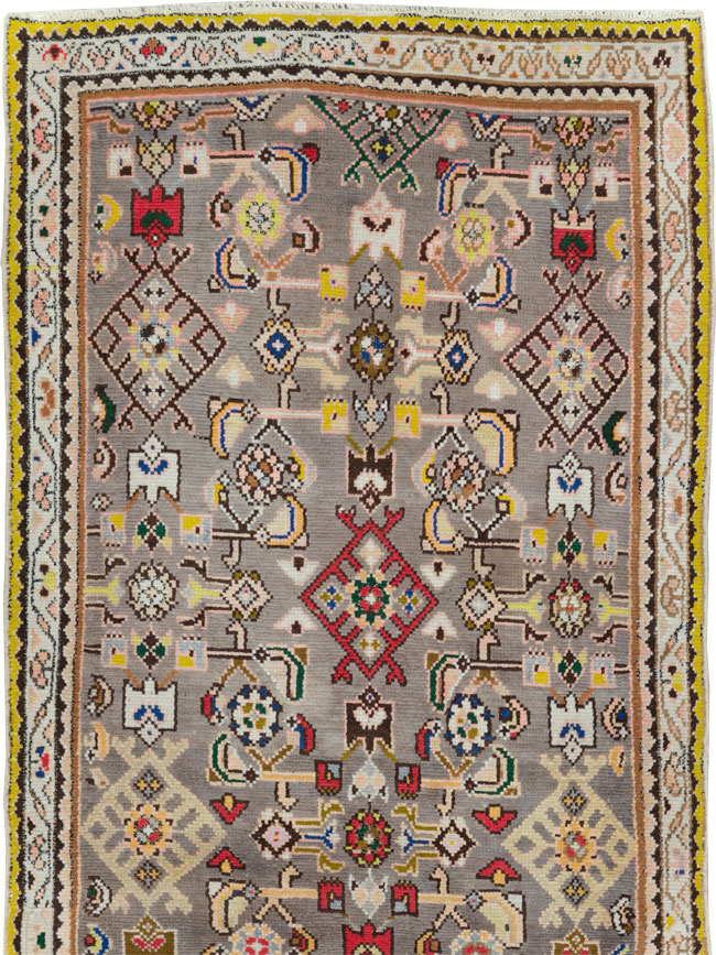 Vintage Persian Hamadan Runner, No.27464 - Galerie Shabab