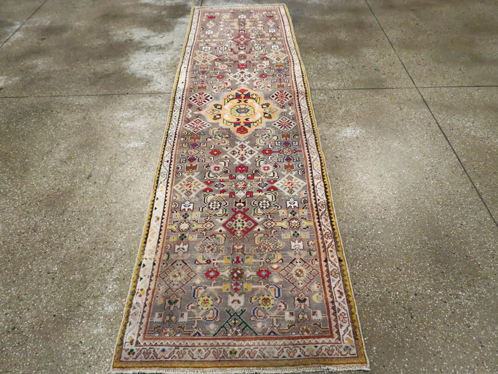 Vintage Persian Hamadan Runner, No.27464 - Galerie Shabab