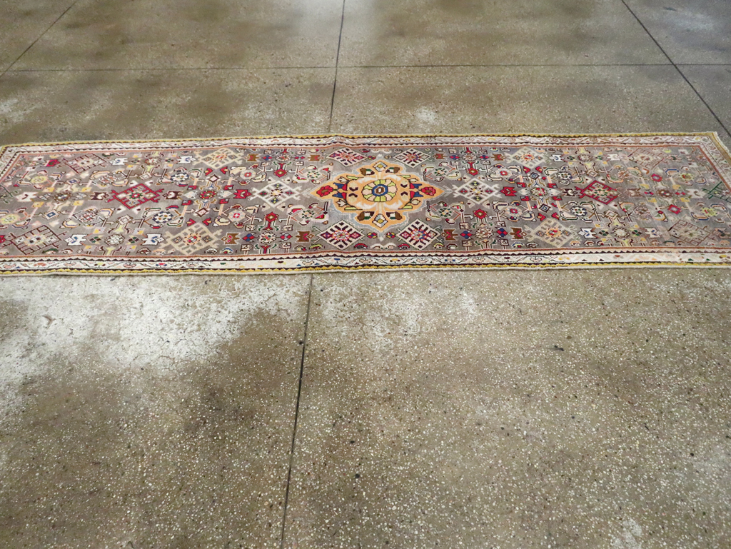 Vintage Persian Hamadan Runner, No.27464 - Galerie Shabab