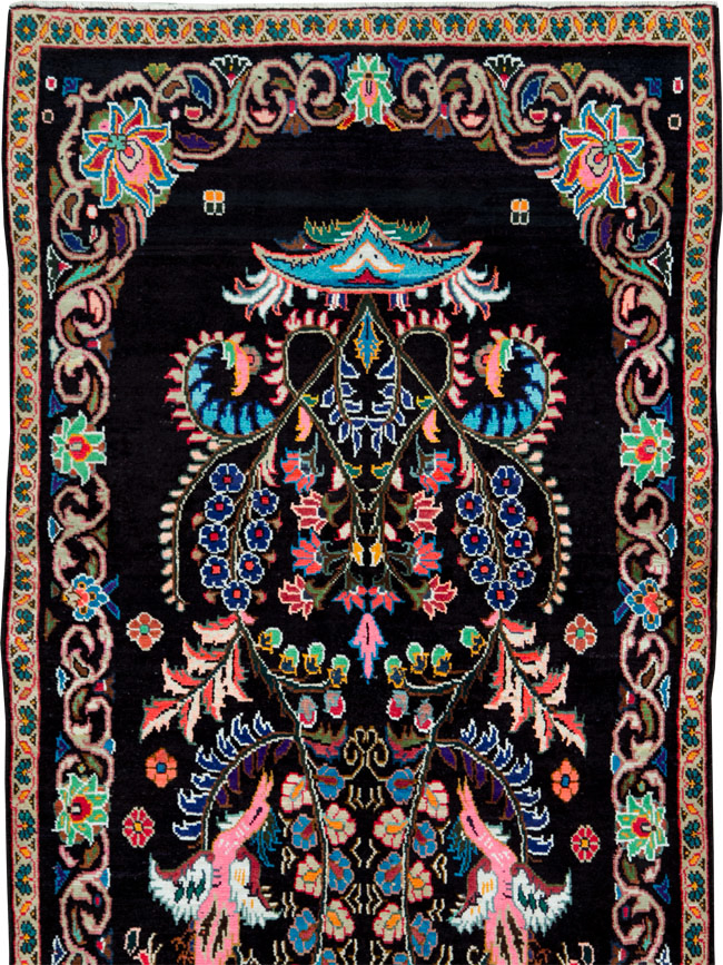 Vintage Persian Hamadan Rug, No.27465 - Galerie Shabab