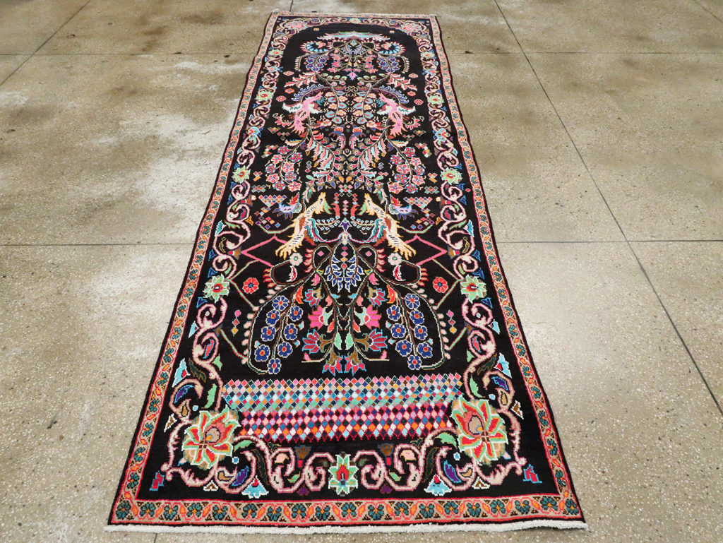 Vintage Persian Hamadan Rug, No.27465 - Galerie Shabab
