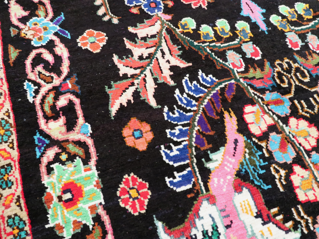 Vintage Persian Hamadan Rug, No.27465 - Galerie Shabab