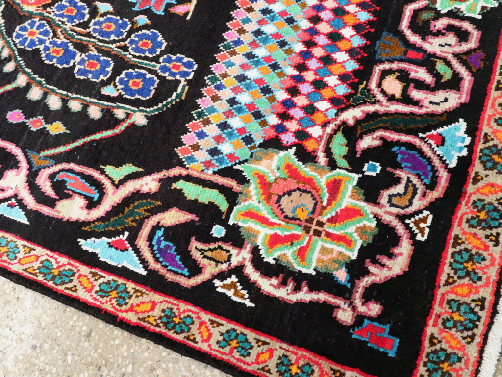 Vintage Persian Hamadan Rug, No.27465 - Galerie Shabab