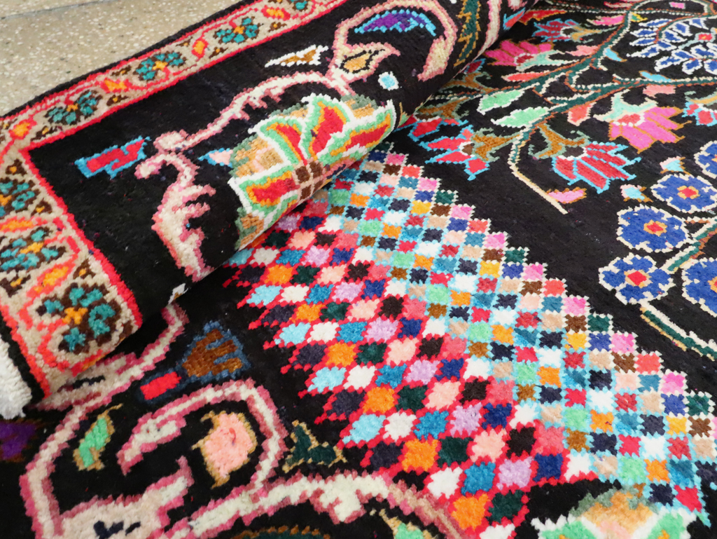 Vintage Persian Hamadan Rug, No.27465 - Galerie Shabab