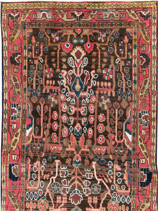 Vintage Persian Hamadan Rug, No.27466 - Galerie Shabab