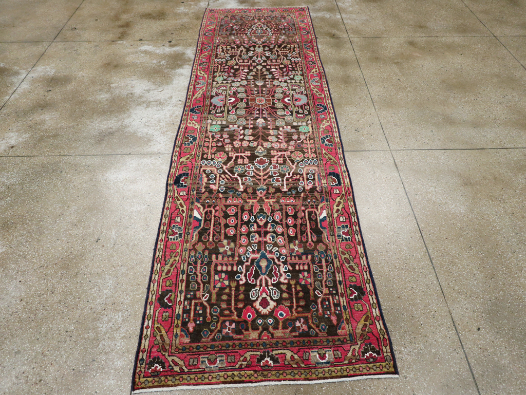 Vintage Persian Hamadan Rug, No.27466 - Galerie Shabab