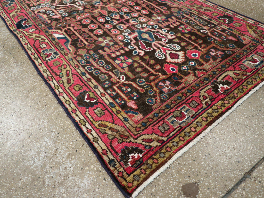 Vintage Persian Hamadan Rug, No.27466 - Galerie Shabab