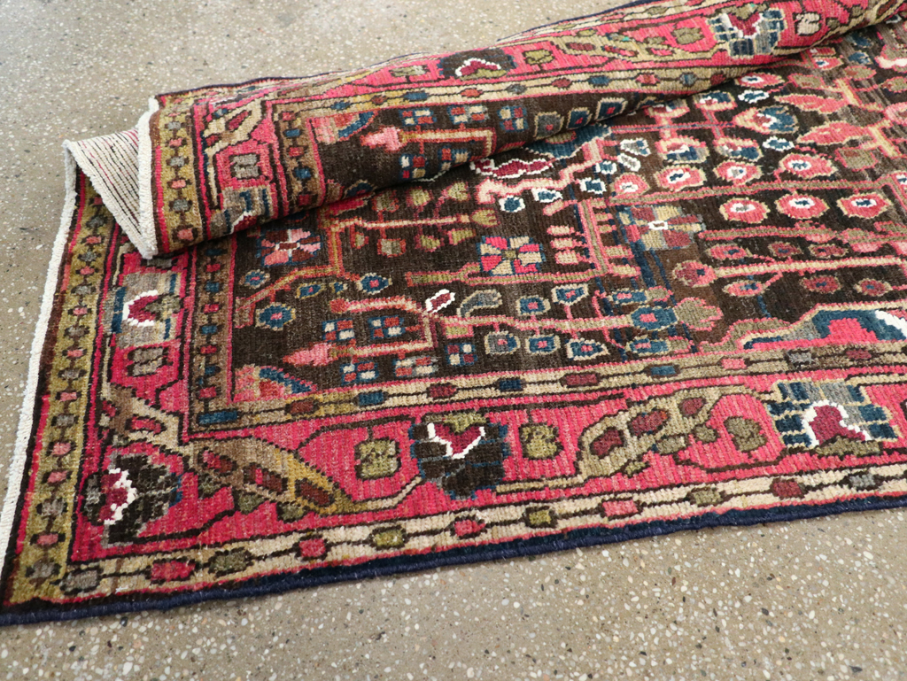 Vintage Persian Hamadan Rug, No.27466 - Galerie Shabab