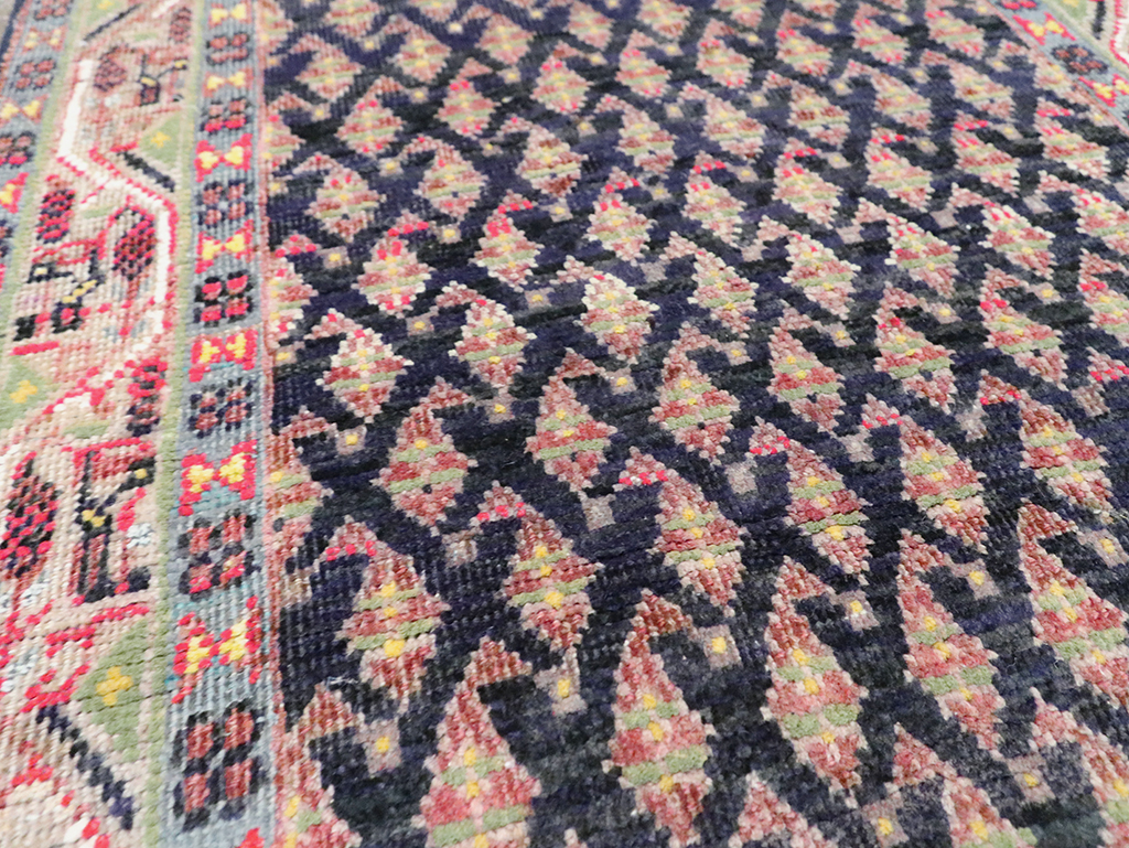 Vintage Persian Hamadan Rug, No.27467 - Galerie Shabab