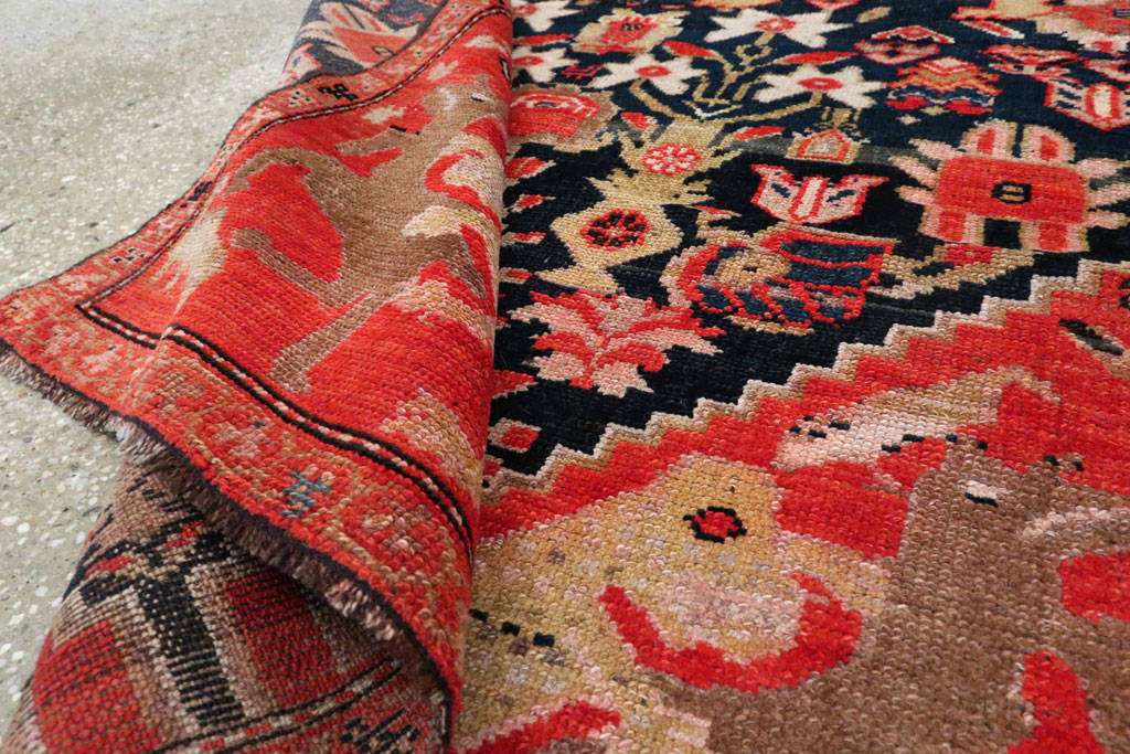 Antique Persian Kurdish Pictorial Rug, No.27470 - Galerie Shabab