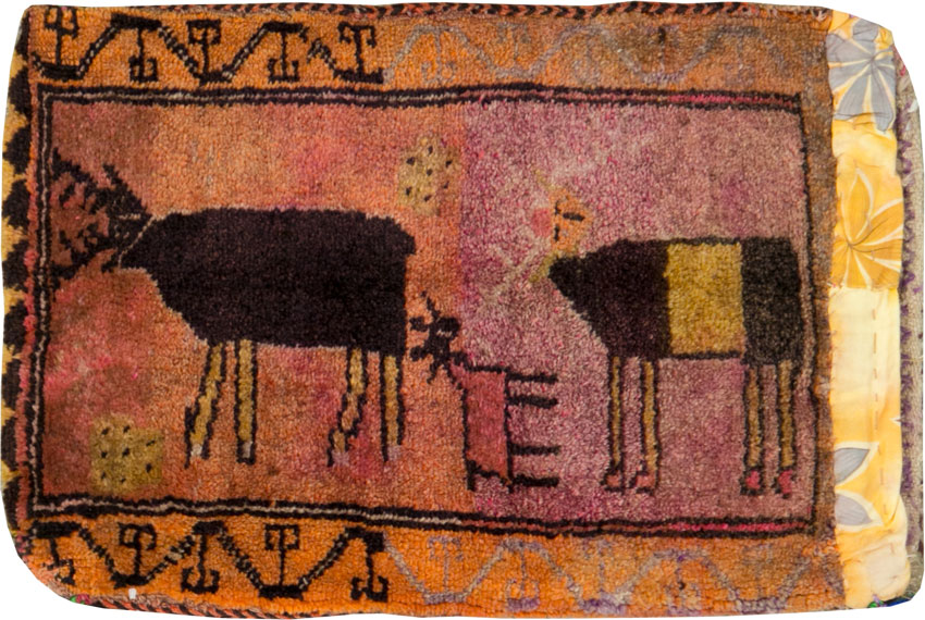 Vintage Turkish Anatolian Pictorial Rug, No.27479 - Galerie Shabab