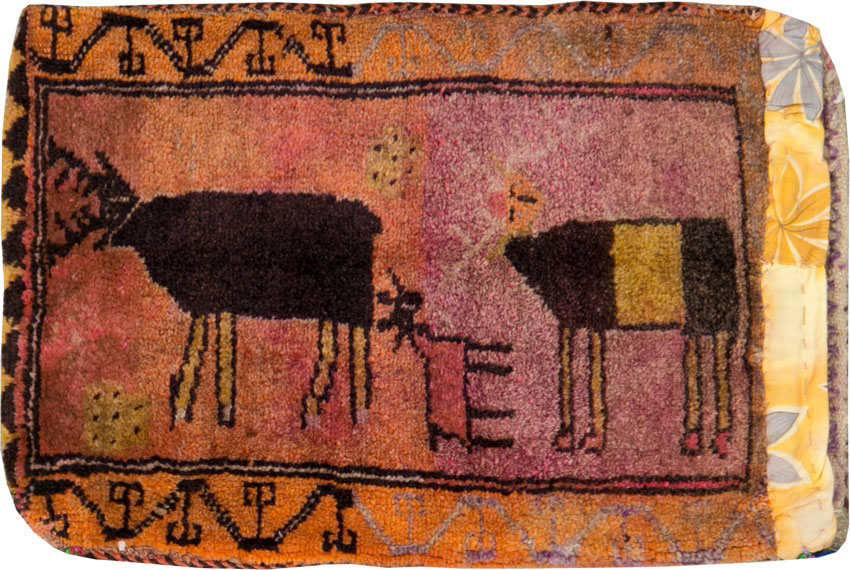 Vintage Turkish Anatolian Pictorial Rug, No.27479 - Galerie Shabab