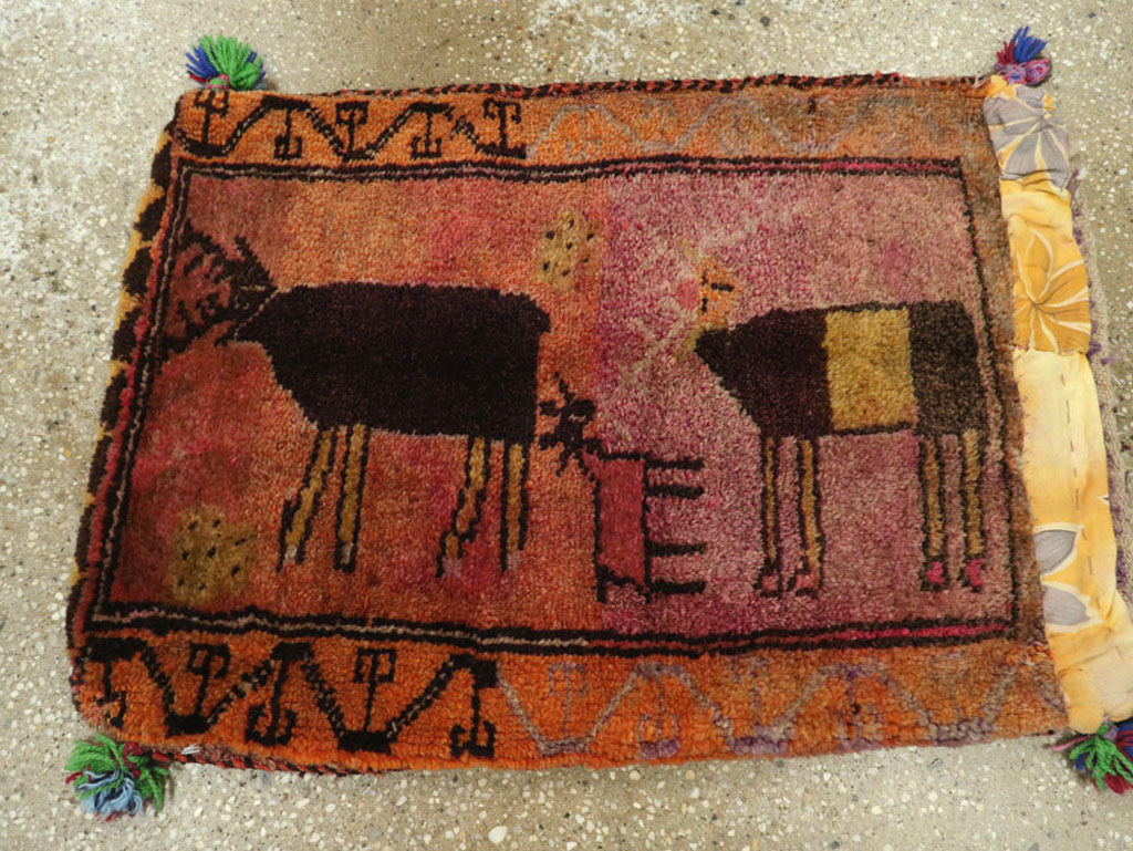 Vintage Turkish Anatolian Pictorial Rug, No.27479 - Galerie Shabab