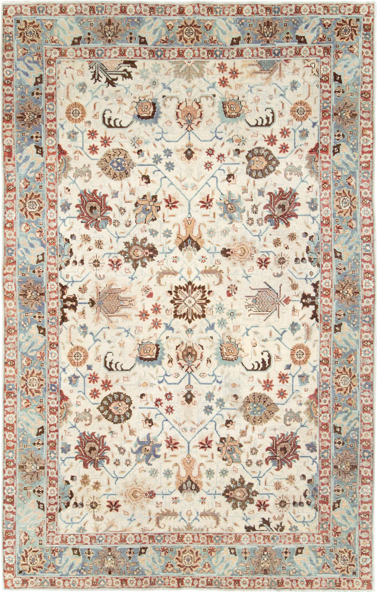Vintage Persian Tabriz Accent Rug, No.27482 - Galerie Shabab