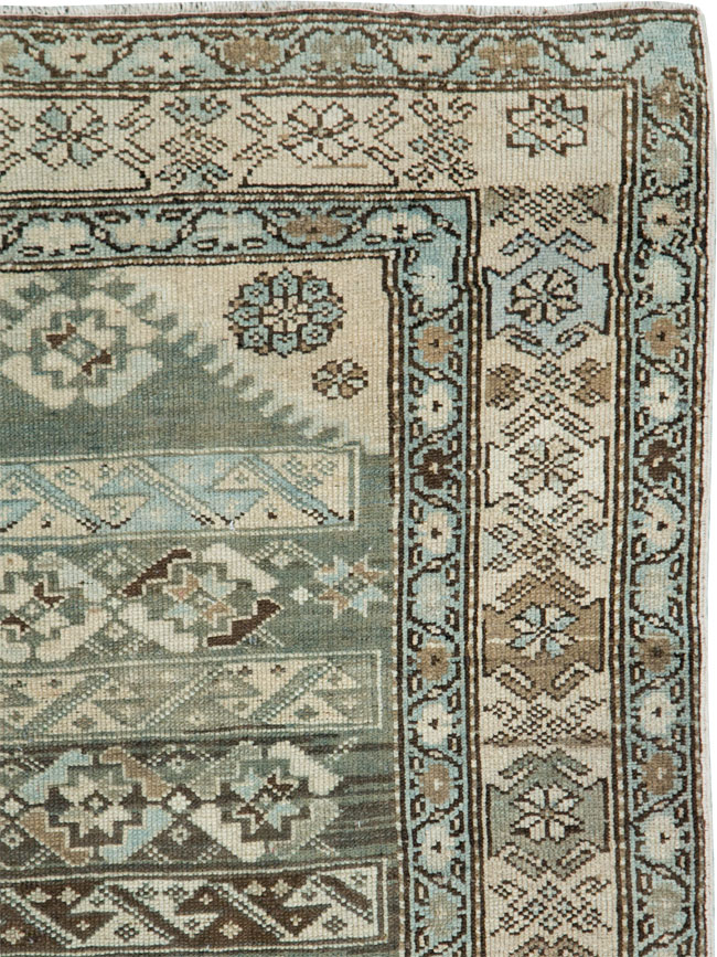Vintage Persian Malayer Accent Rug, No.27483 - Galerie Shabab