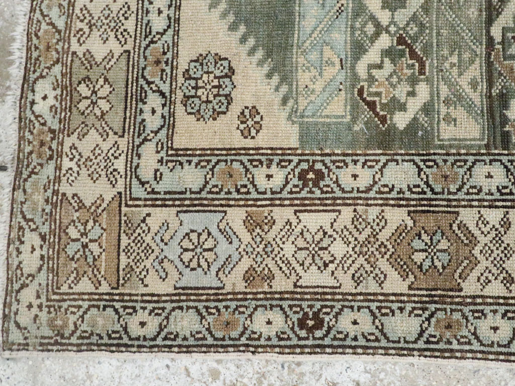 Vintage Persian Malayer Accent Rug, No.27483 - Galerie Shabab