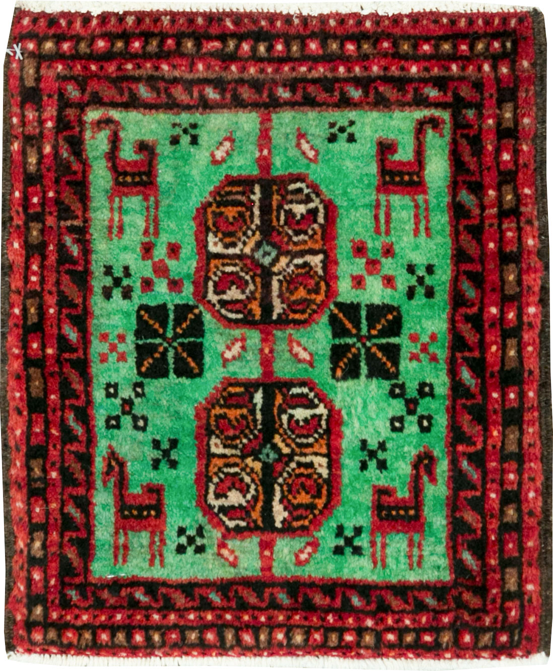 Vintage Persian Baluch Tribal Throw Rug (Pair: 1 of 4), No.27492 - Galerie Shabab
