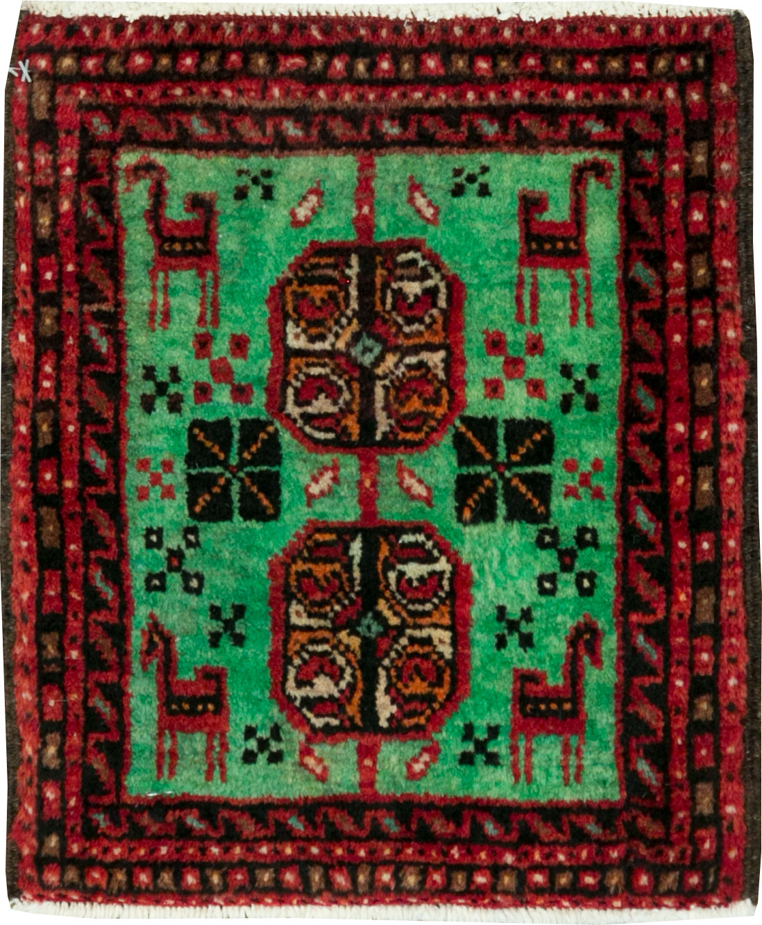 Vintage Persian Baluch Tribal Throw Rug (Pair: 1 of 4), No.27492 - Galerie Shabab