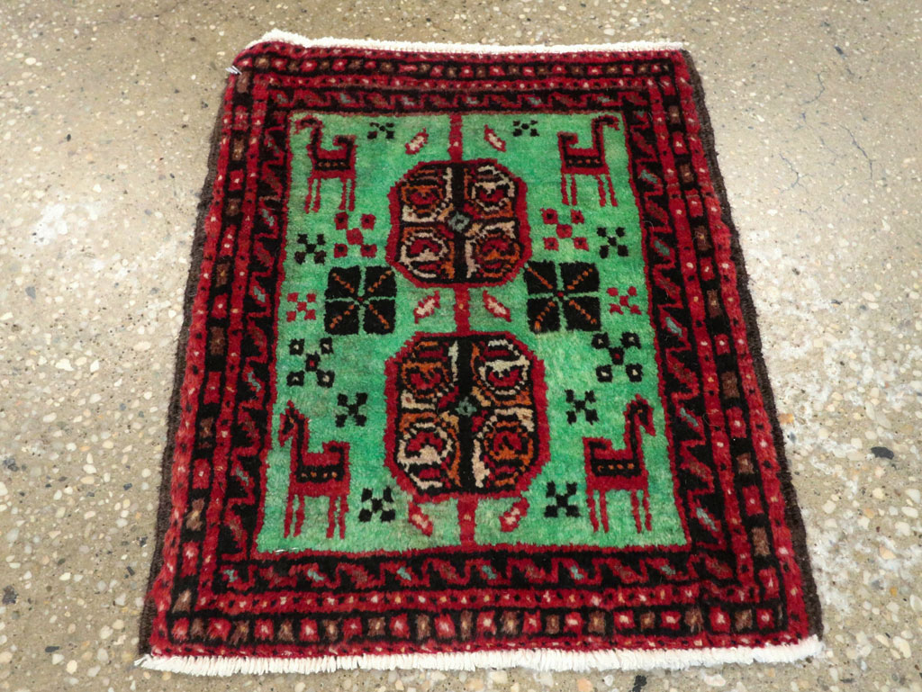 Vintage Persian Baluch Tribal Throw Rug (Pair: 1 of 4), No.27492 - Galerie Shabab