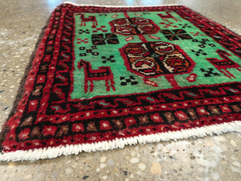 Vintage Persian Baluch Tribal Throw Rug (Pair: 1 of 4), No.27492 - Galerie Shabab