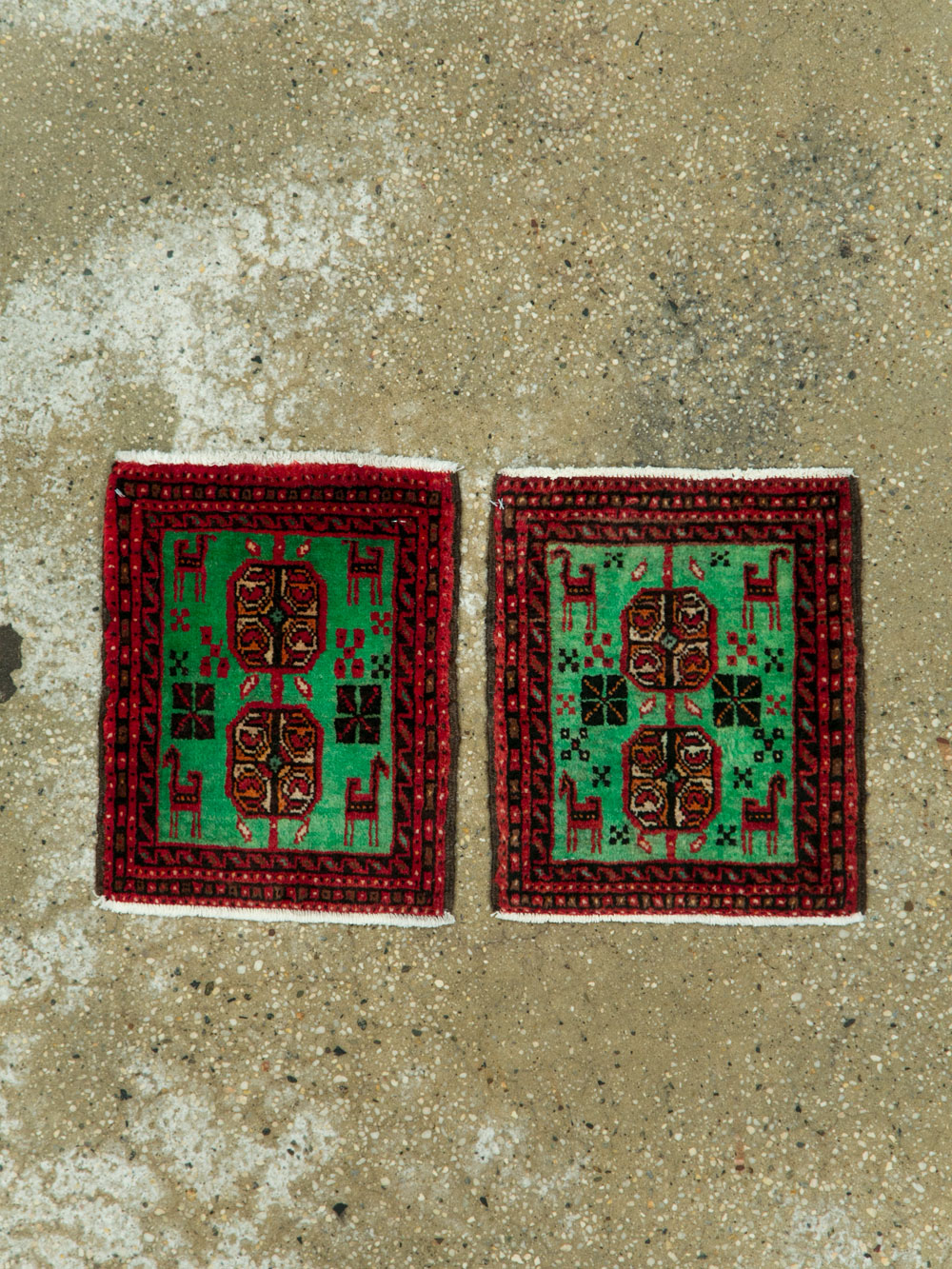Vintage Persian Baluch Tribal Throw Rug (Pair: 2 of 4), No.27493 - Galerie Shabab