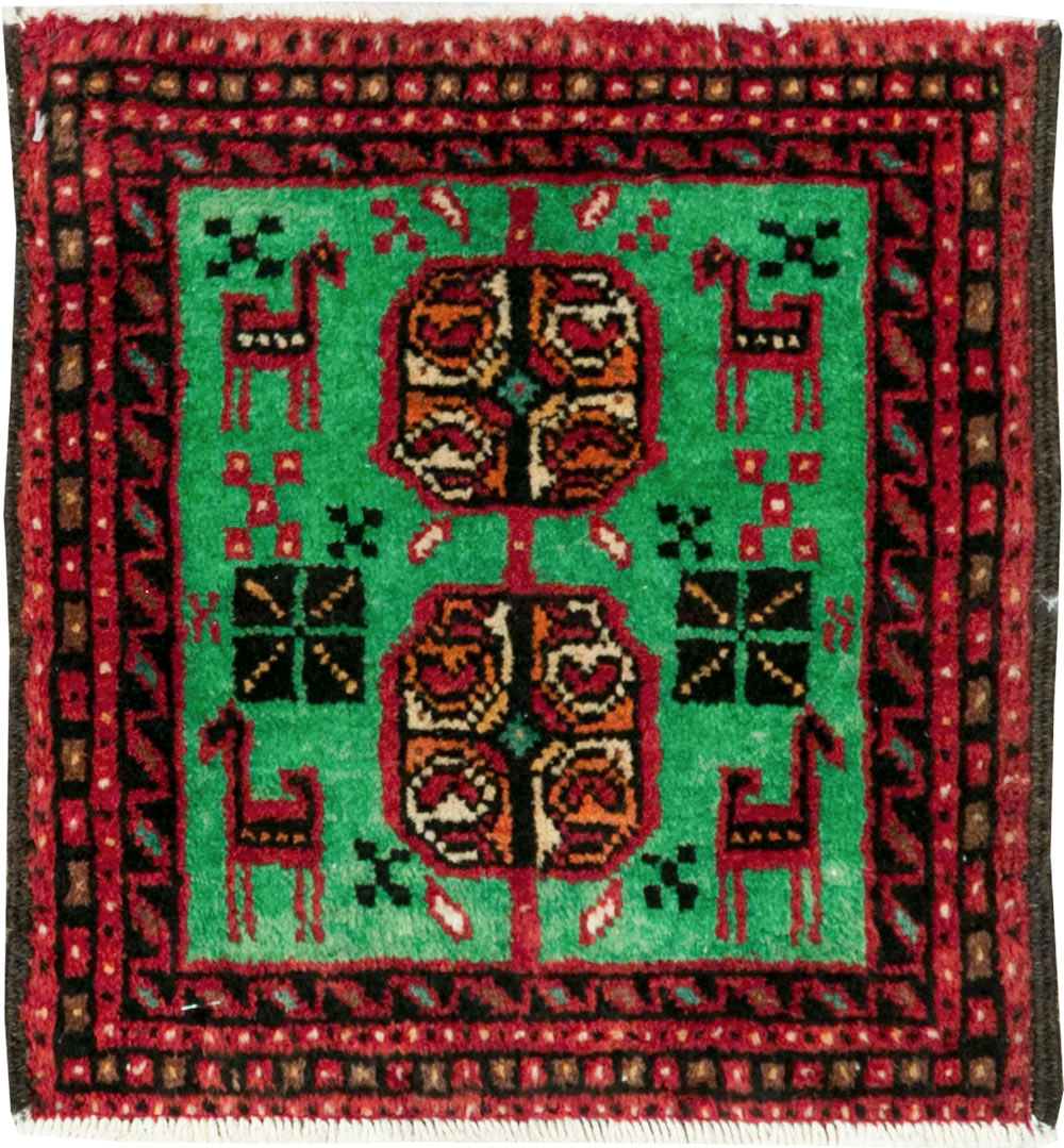 Vintage Persian Baluch Tribal Throw Rug (Pair: 3 of 4), No.27494 - Galerie Shabab