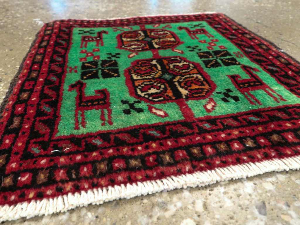 Vintage Persian Baluch Tribal Throw Rug (Pair: 3 of 4), No.27494 - Galerie Shabab