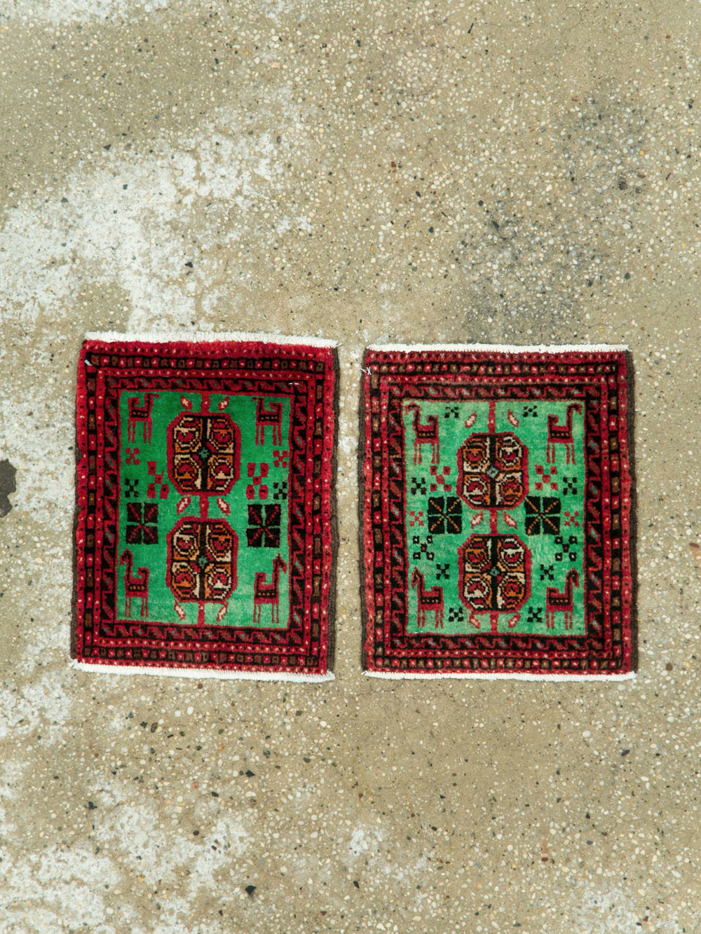 Vintage Persian Baluch Tribal Throw Rug (Pair: 3 of 4), No.27494 - Galerie Shabab