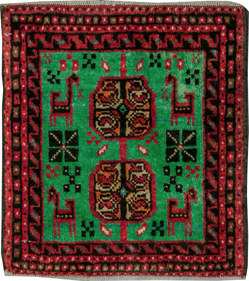 Vintage Persian Baluch Tribal Throw Rug (Pair: 4 of 4), No.27495 - Galerie Shabab