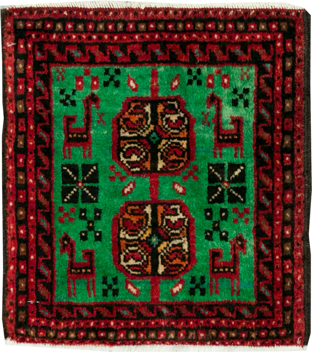 Vintage Persian Baluch Tribal Throw Rug (Pair: 4 of 4), No.27495 - Galerie Shabab